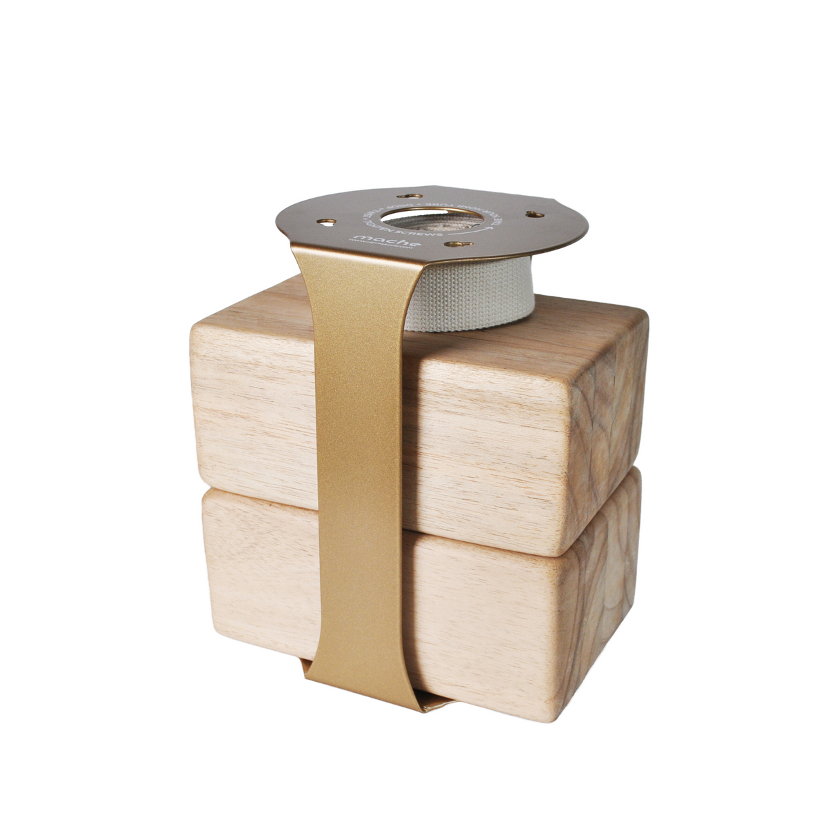Homi Yoga Block Floor Stand | Gold from Mache
