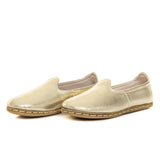 Men's Gold Slip On Shoes from Atlantis Handmade Shoes