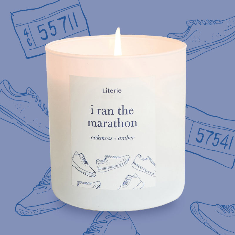 I Ran The Marathon Literie Candles