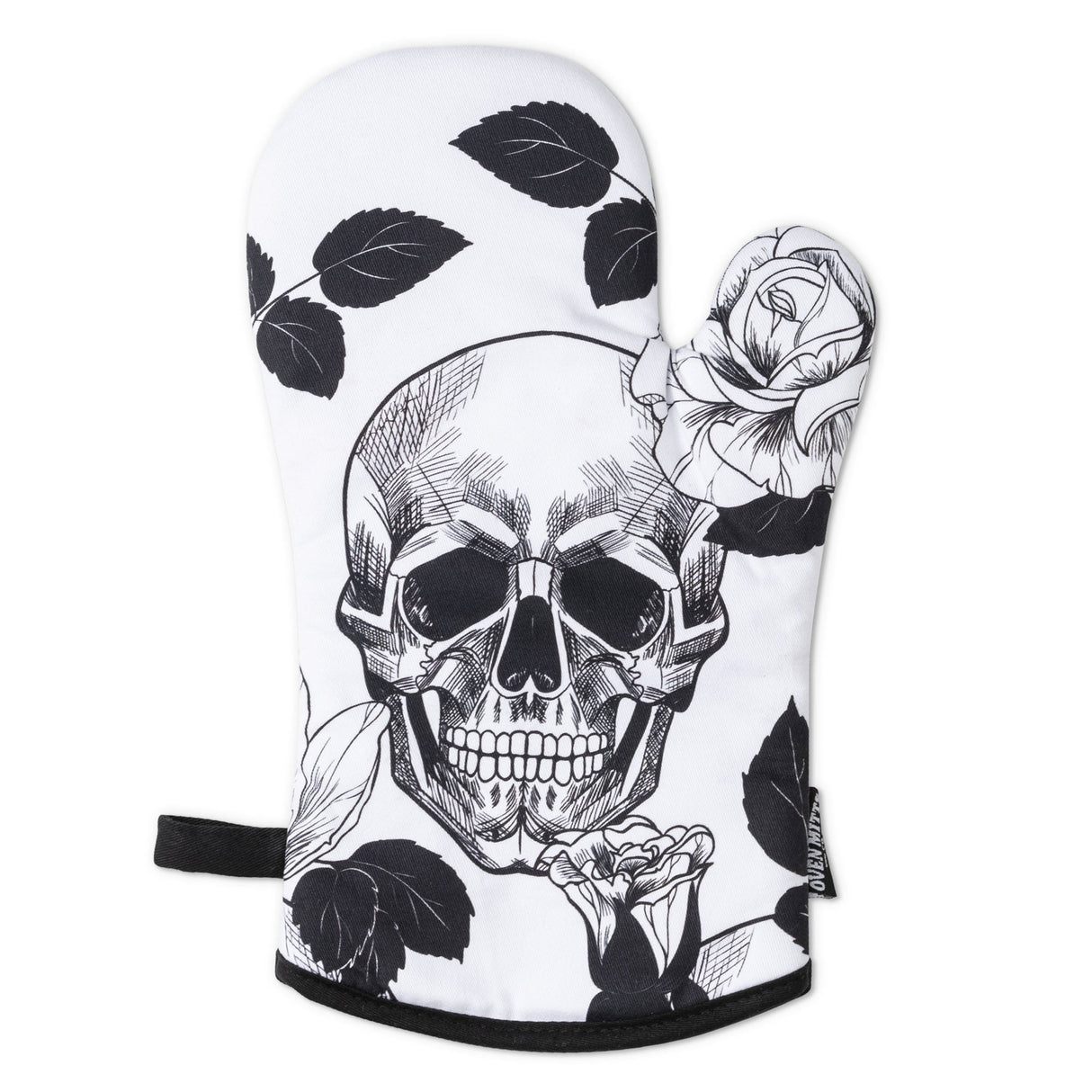 Gothic Skull Oven Mitts And Potholder Set From Zapps Clothing