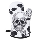 Gothic Skull Oven Mitts And Potholder Set From Zapps Clothing
