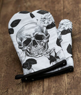 Gothic Skull Oven Mitts And Potholder Set From Zapps Clothing