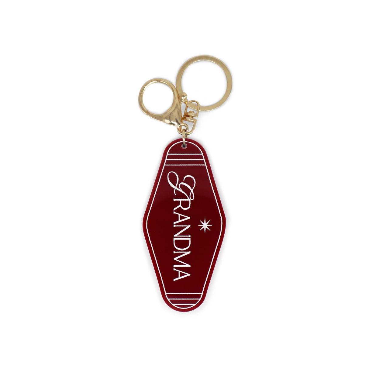 Grandma Retro Motel Keychain from The Cotton & Canvas Co.