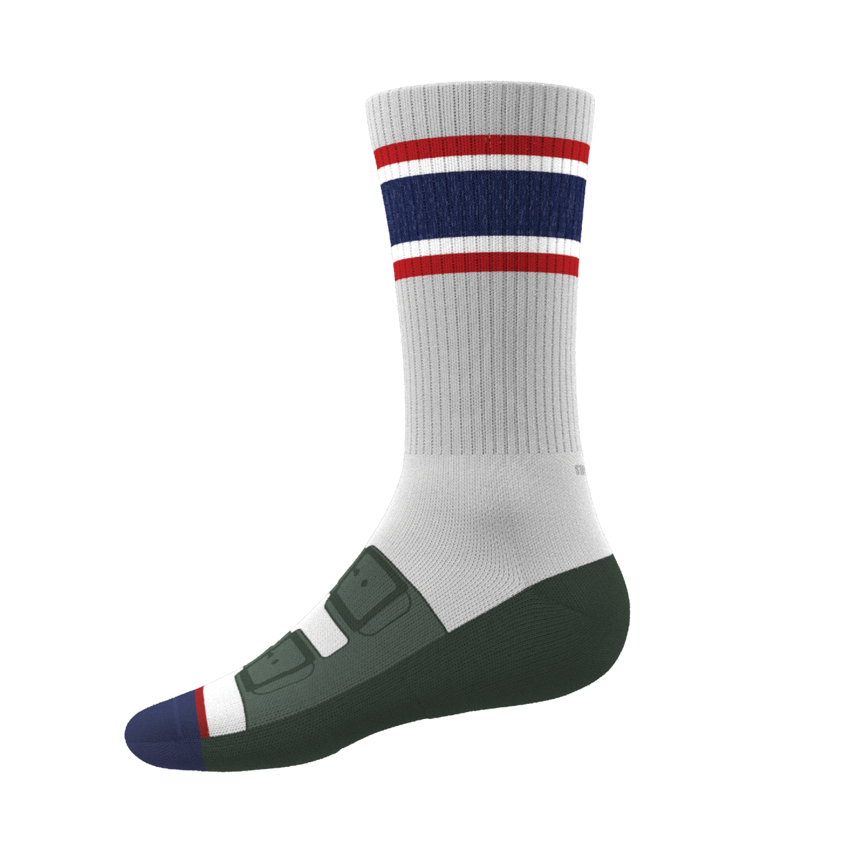 The Granola | Strap Sandal Heel Hammock™ Crew Socks from Shinesty