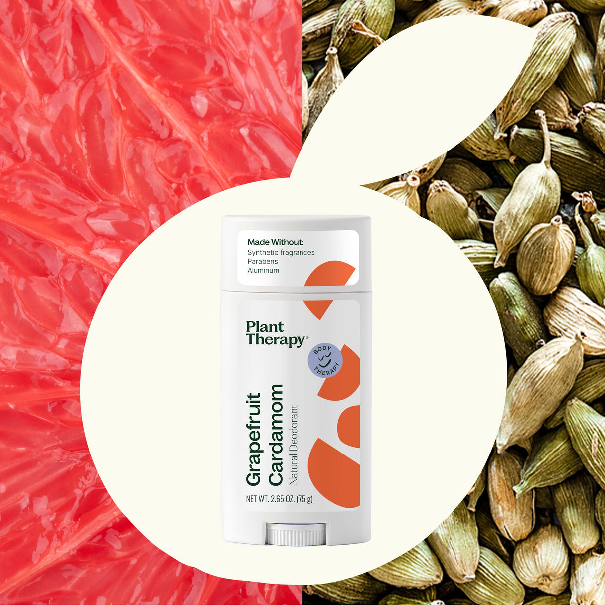 Grapefruit Cardamom Natural Deodorant from Plant Therapy