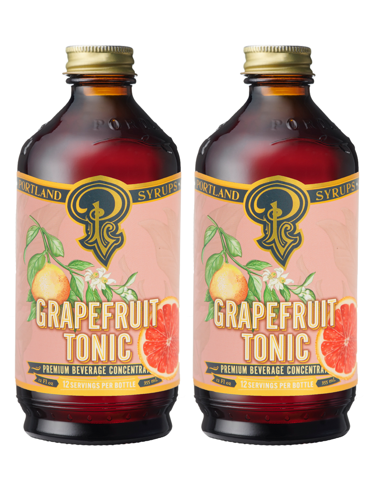Grapefruit Tonic two-pack from Portland Syrups
