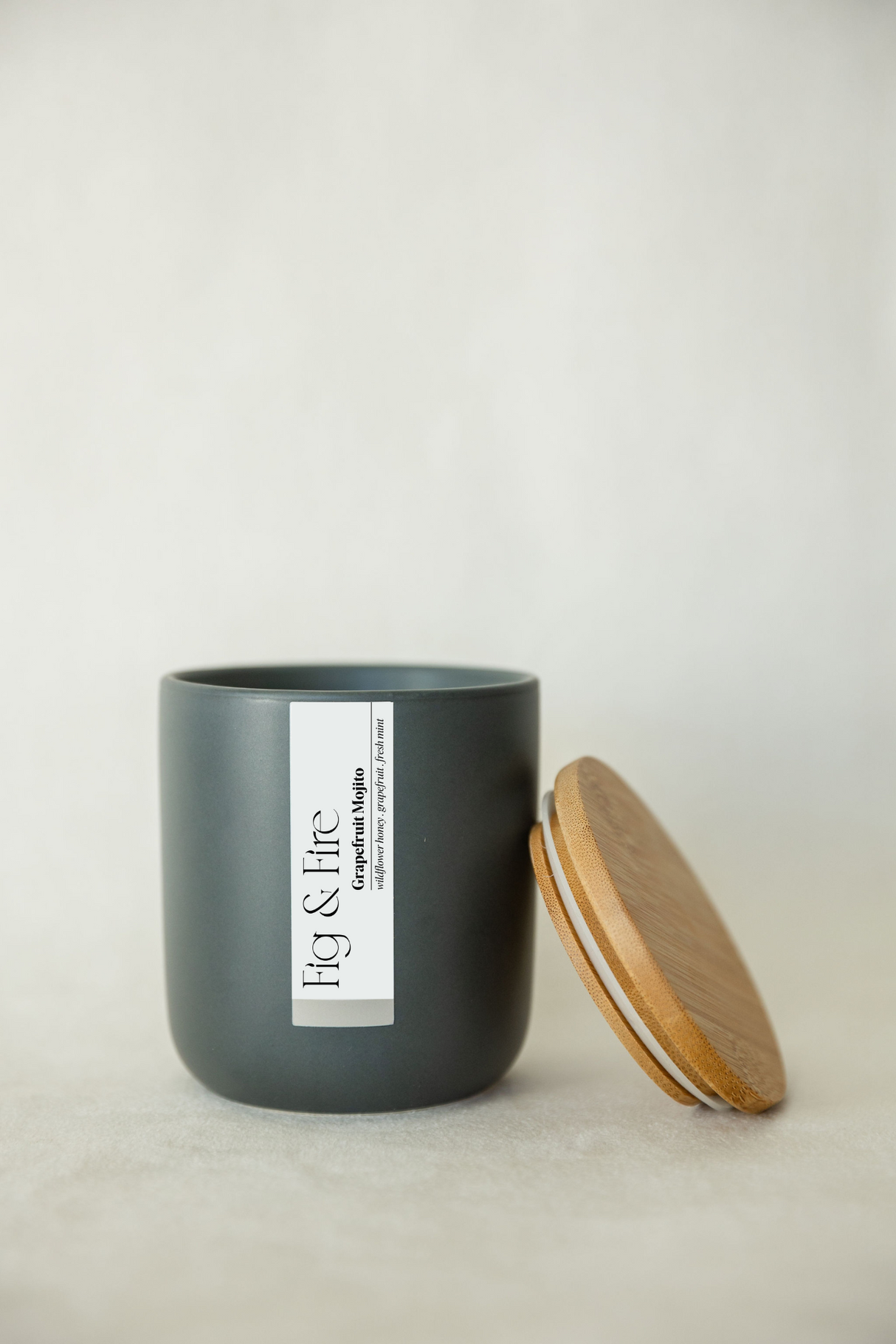 Grapefruit Mojito Candle From Fig & Fire
