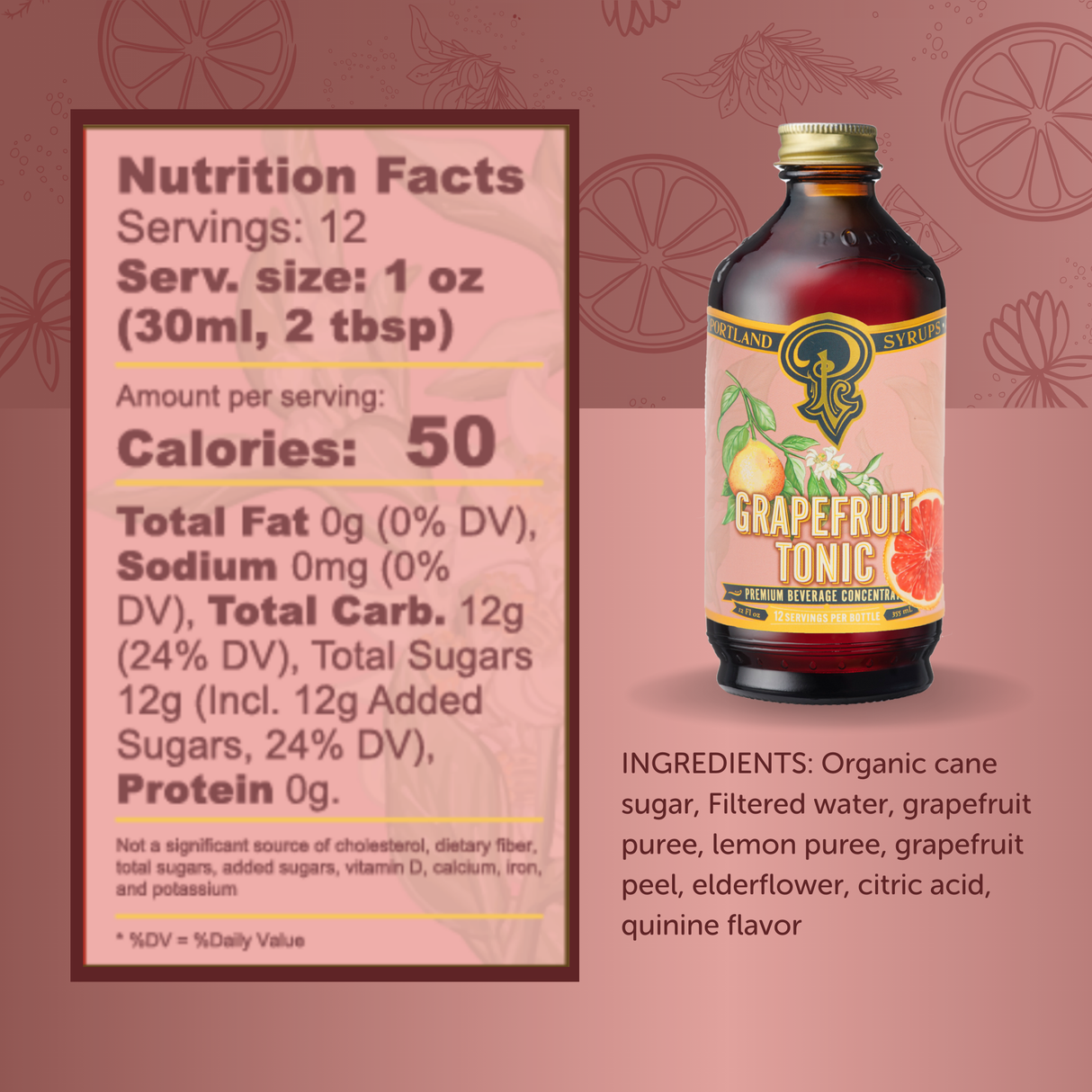 Grapefruit Tonic from Portland Syrups