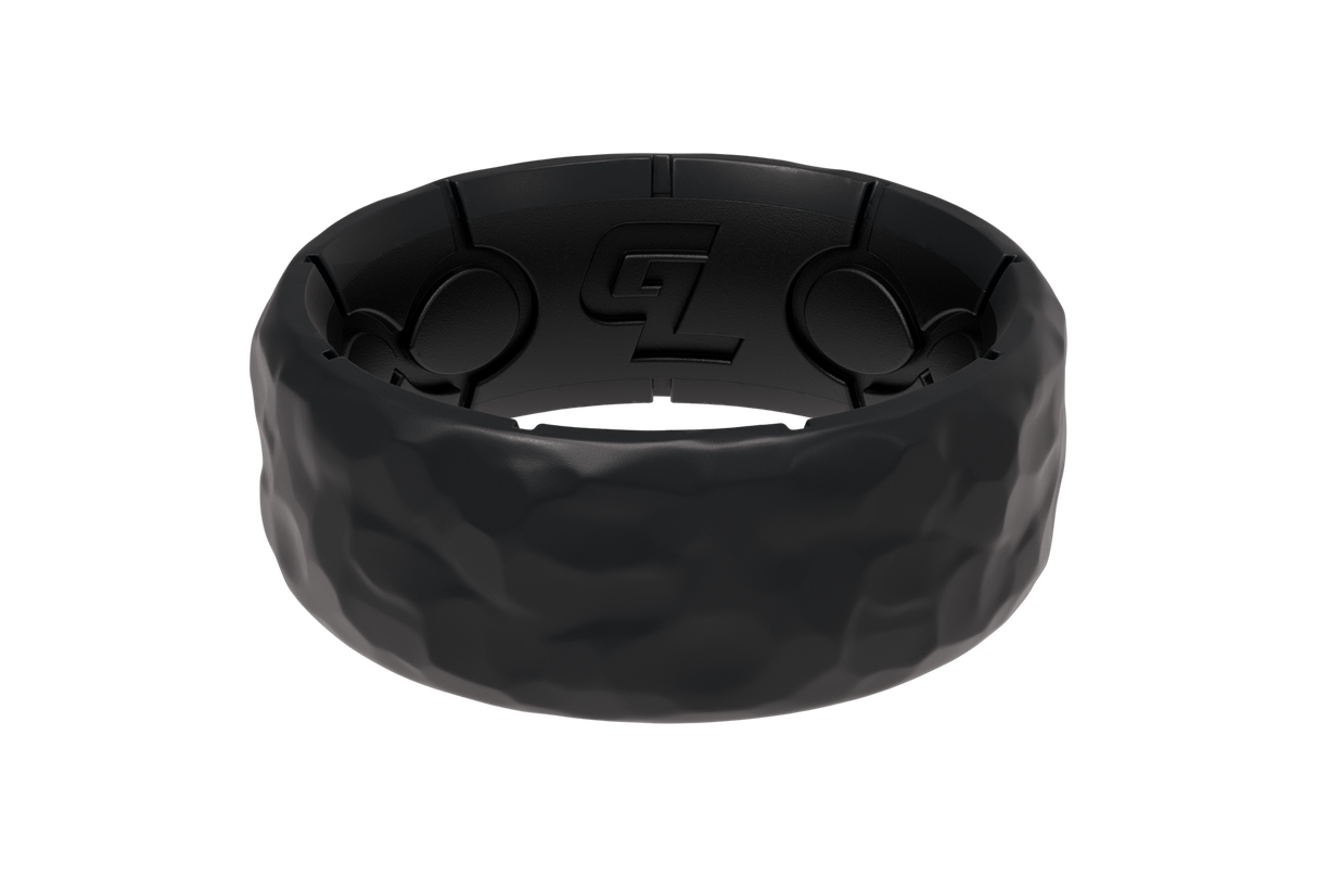 Zeus Hammered Graphite Ring from Groove Life