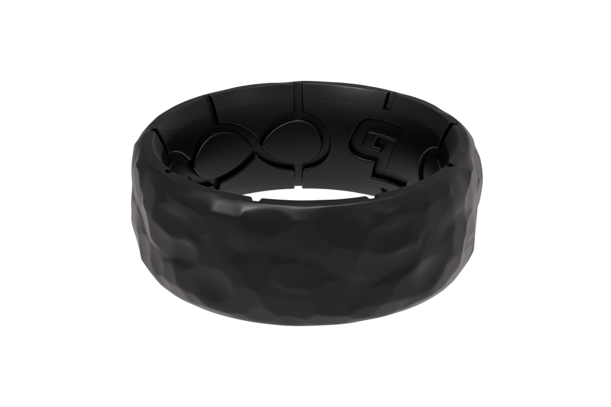 Zeus Hammered Graphite Ring from Groove Life