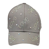 Bling Love Message Patterned Baseball Cap from Madeline Love