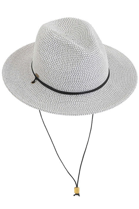 C.C Chin Strap Straw Panama Hat from Madeline Love