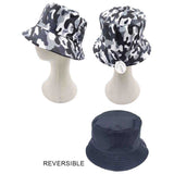 Camouflage Patterned Reversible Bucket Hat from Madeline Love