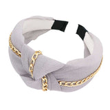 Chain Trim Knot Headband from Madeline Love