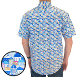 Super Stretch - Greek Paradise Hawaiian Shirt from Tropical Bros