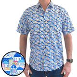 Super Stretch - Greek Paradise Hawaiian Shirt from Tropical Bros