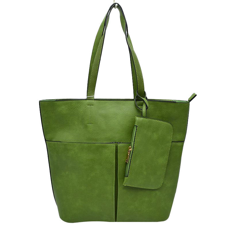 3 In 1 Large Soft Faux Leather Womens Tote Handbags  from Madeline Love