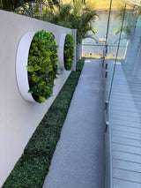 Dark Artificial Boxwood Hedge 40"L x 10"H Commercial Grade UV Resistant from Designer Plants USA