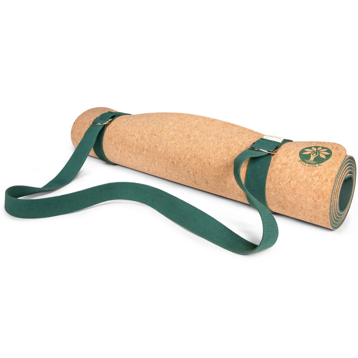 Green Sling and Mat Strap from Yoloha Yoga