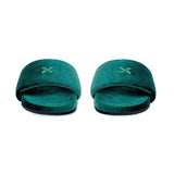 Men's Emerald Velvet House Slide from Del Toro Shoes