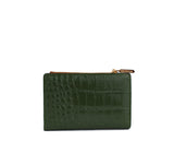 Madison - Green Vegan Leather Wallet from Gunas New York