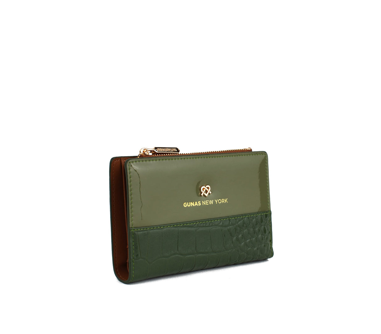 Madison - Green Vegan Leather Wallet from Gunas New York