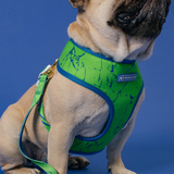 Frenchie Duo Reversible Harness - Green Marble from Frenchie Bulldog