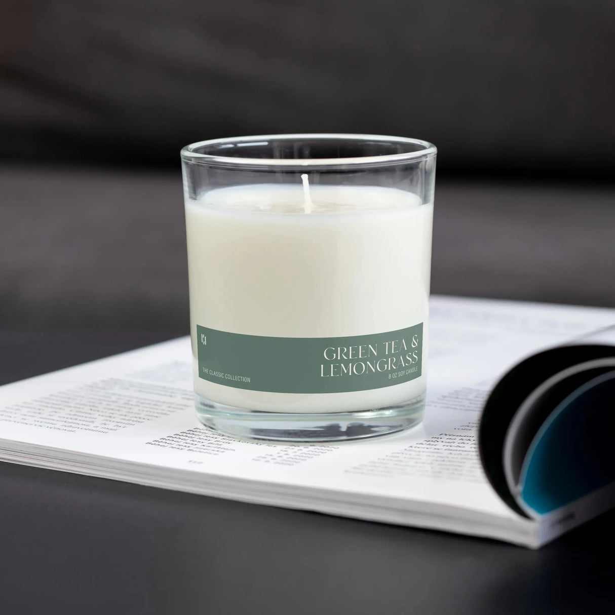Green Tea Candle from Pretty Honest Candles
