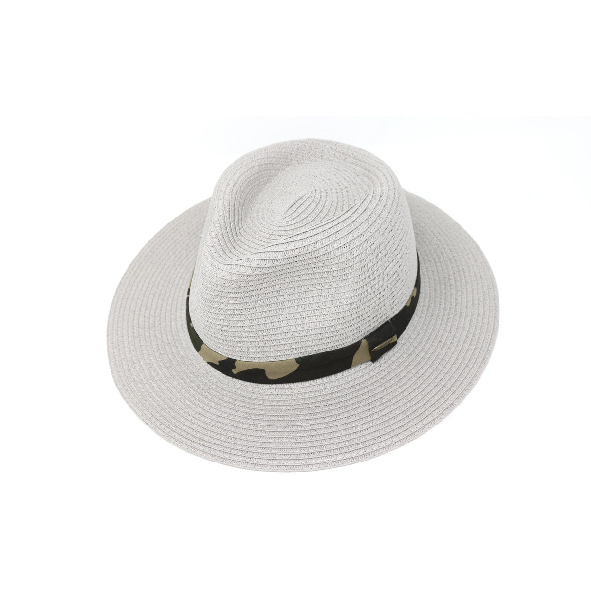 C.C Braided Camouflage Panama Hat from Madeline Love