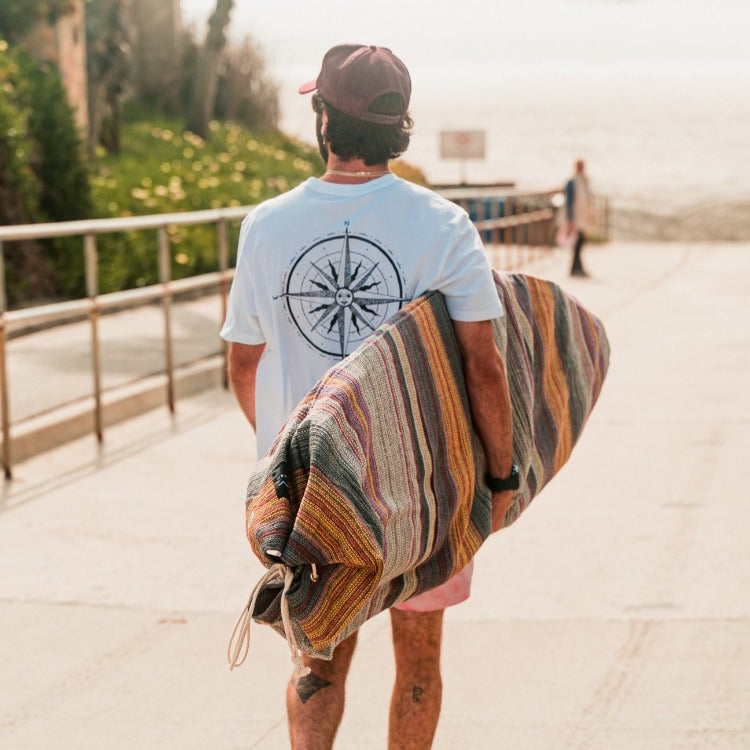 Cassidy Grey Povoa Surfboard Bag from West Path