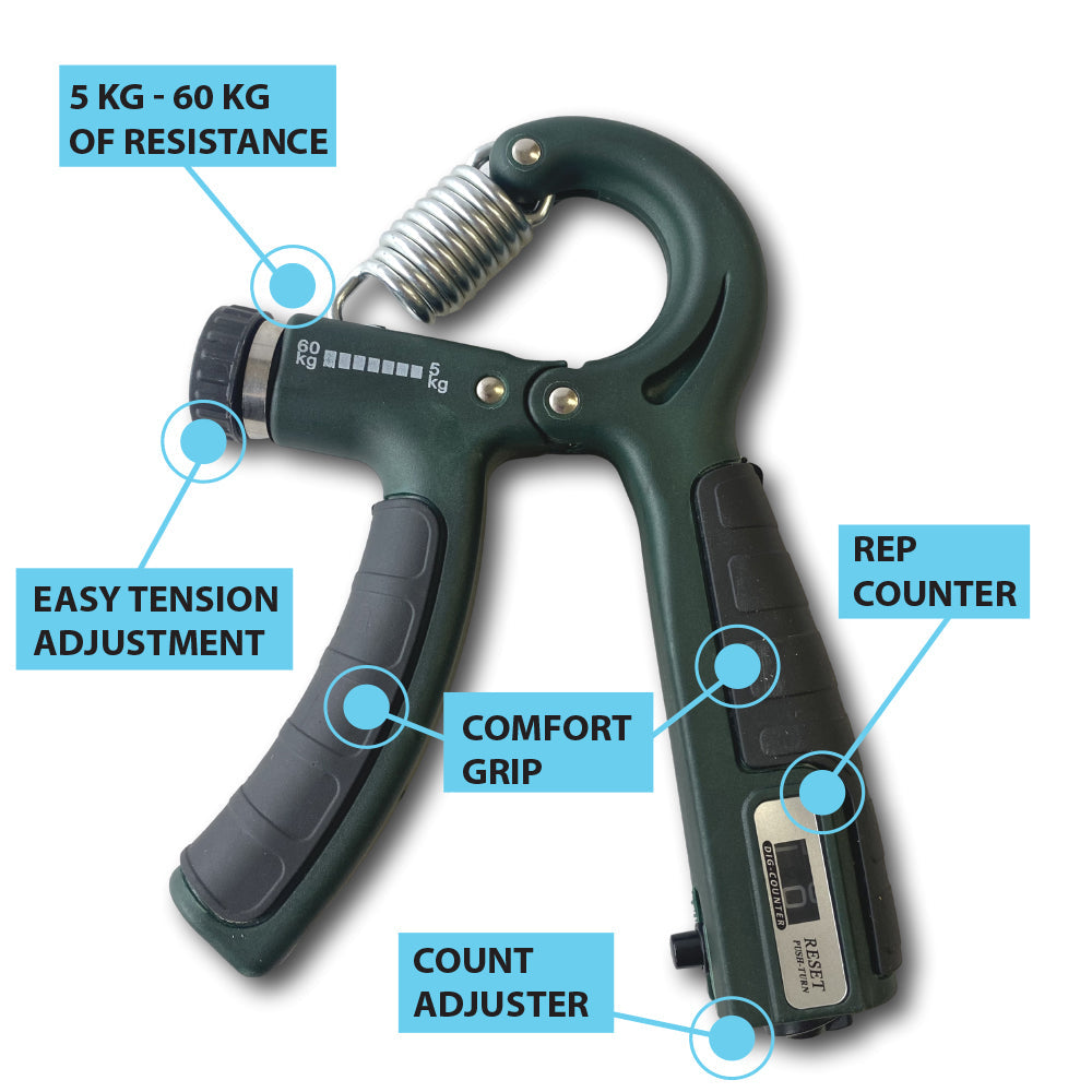 JerkFit Adjustable Grip Strength Hand Exerciser from JerkFit