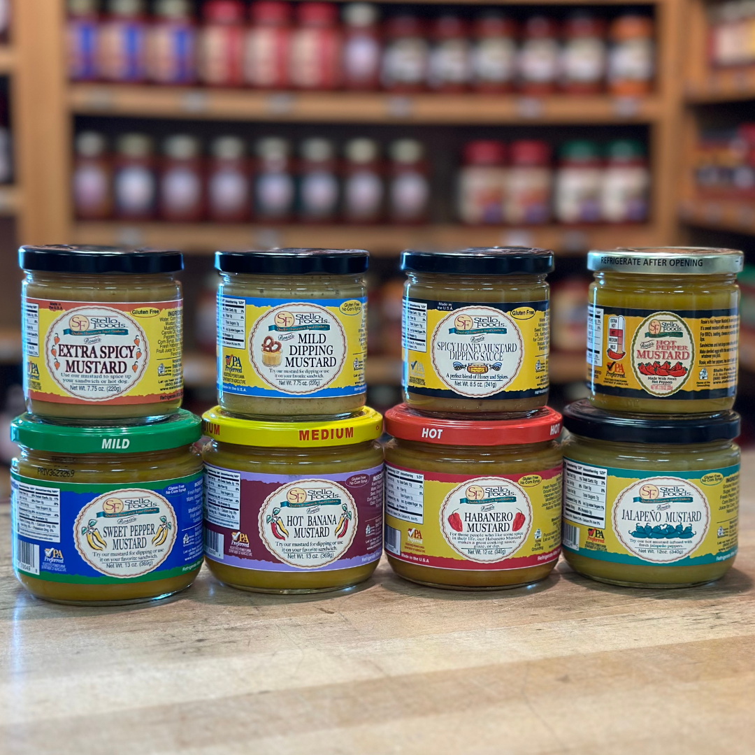 Stello Foods - Rosie's Sweet Pepper Mustard 13 oz from Stello Foods