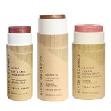 Lip + Highlighter + Blush Set from River Organics