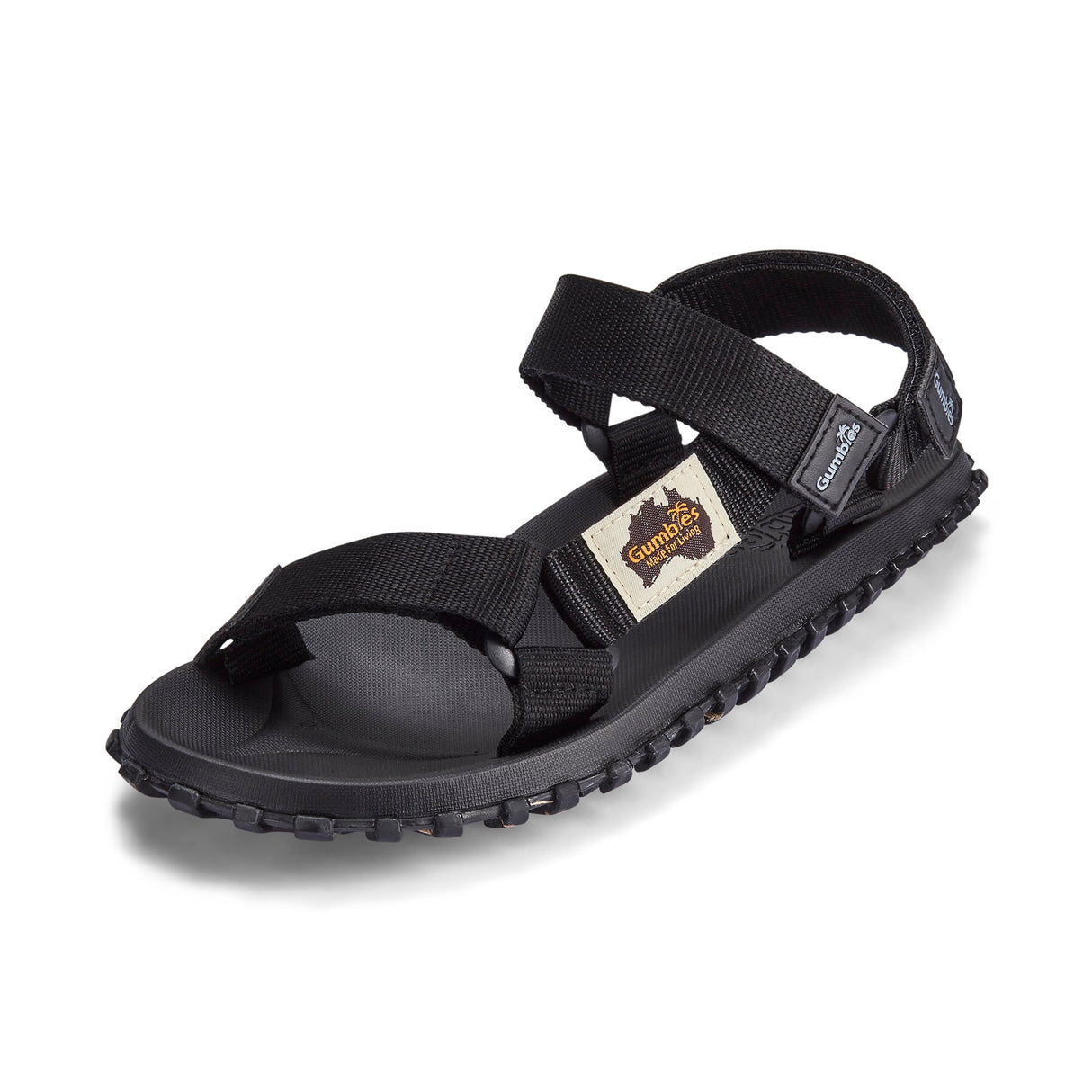 Scrambler Sandals - Men's - Black From Gumbies USA