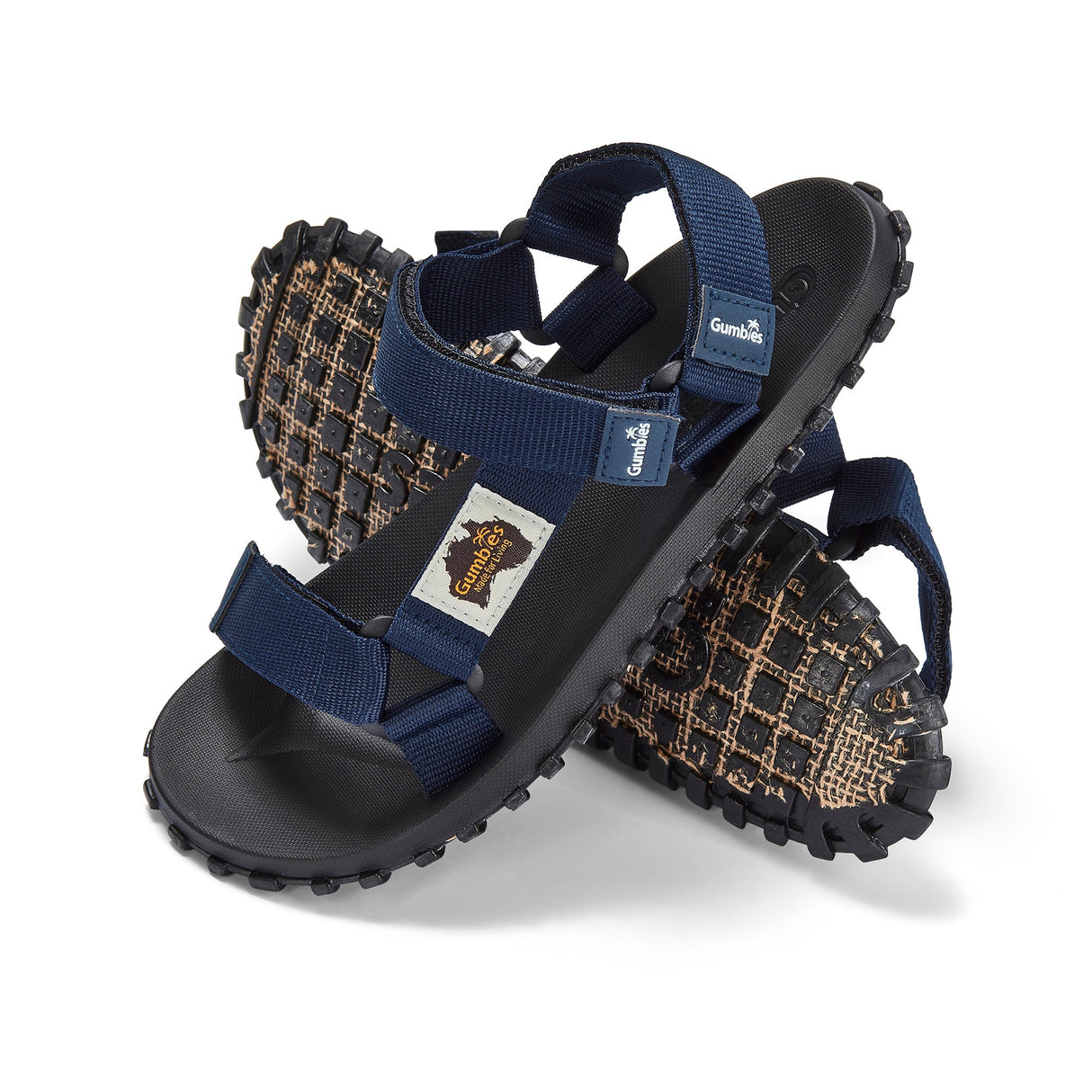 Scrambler Sandals - Men's - Navy From Gumbies USA
