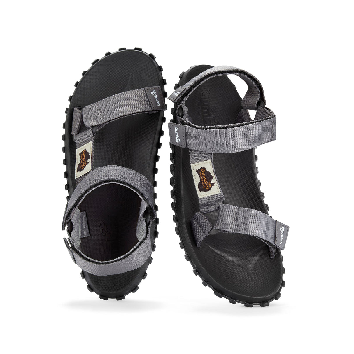 Scrambler Sandals - Men's - Grey From Gumbies USA