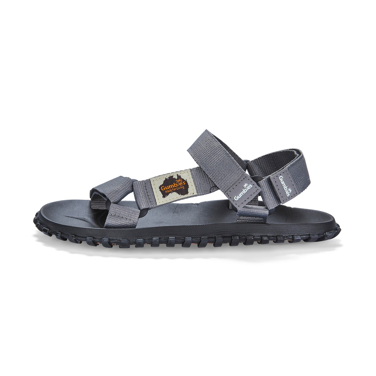 Scrambler Sandals - Men's - Grey From Gumbies USA