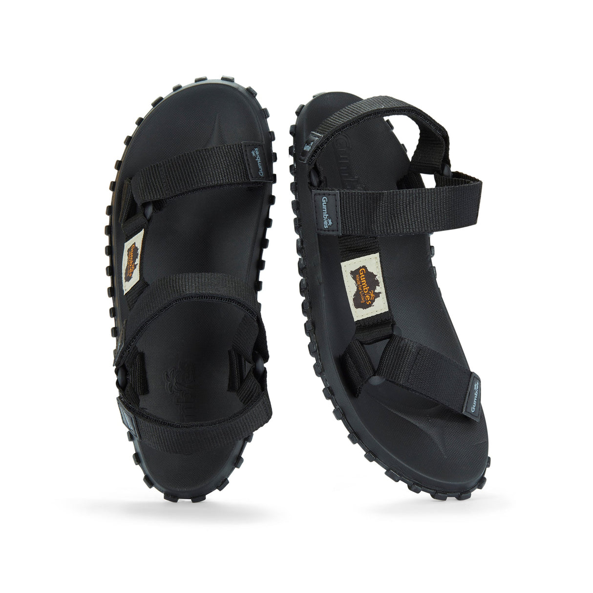 Scrambler Sandals - Men's - Black From Gumbies USA