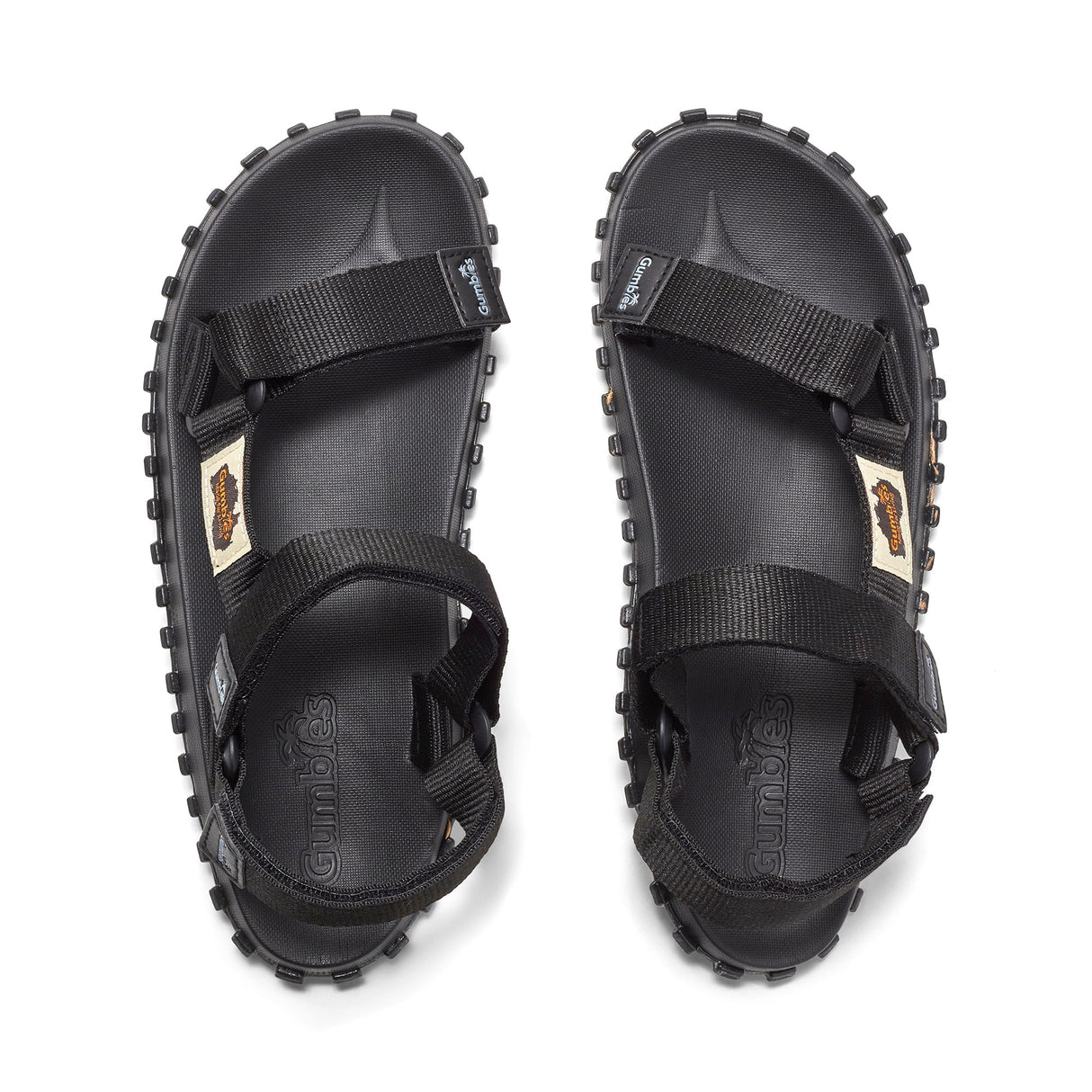 Scrambler Sandals - Men's - Black From Gumbies USA
