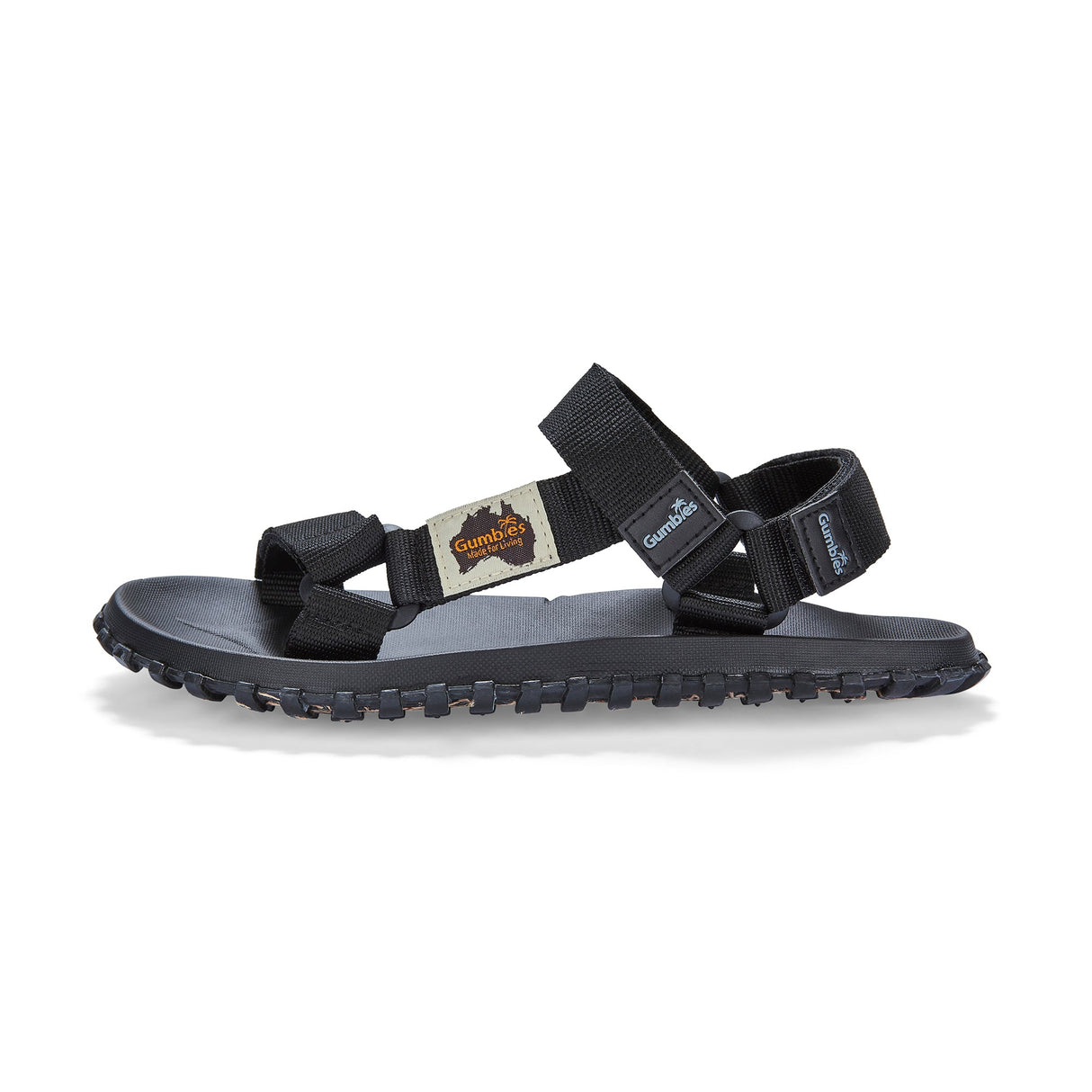 Scrambler Sandals - Men's - Black From Gumbies USA