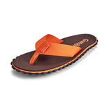 Duckbill Flip-Flops - Men's - Brown & Orange From Gumbies USA