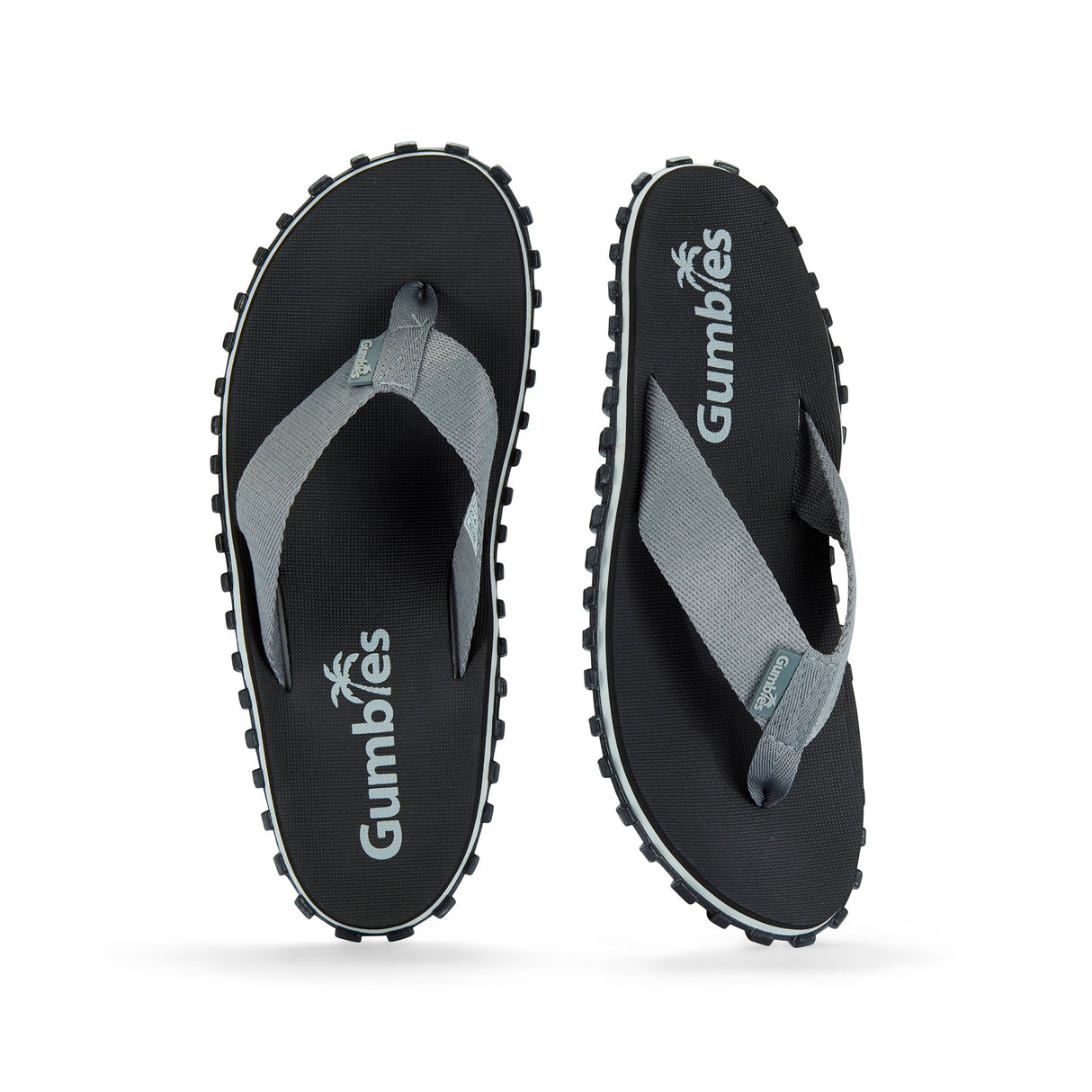 Duckbill - Flip-Flops - Women's - Black & Grey From Gumbies USA