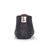 Brumby - Men's - Charcoal & Red From Gumbies USA