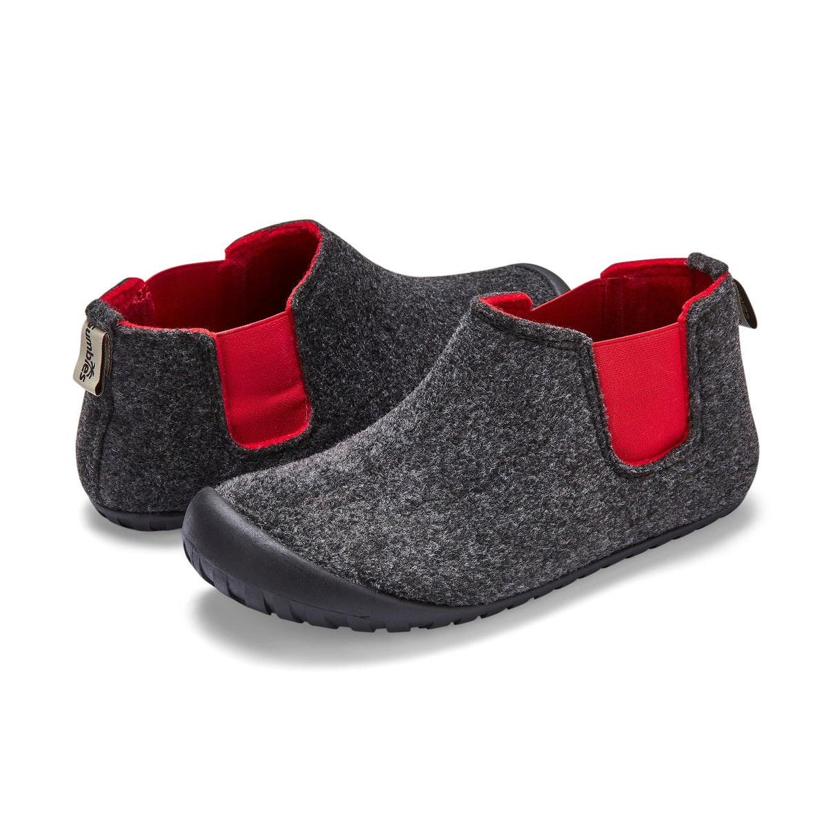 Brumby - Men's - Charcoal & Red From Gumbies USA