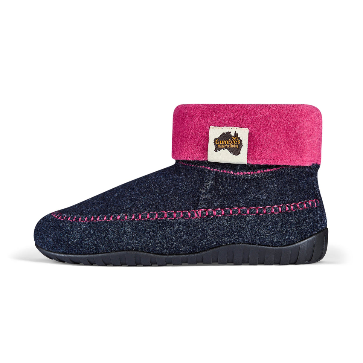 Thredbo - Women's - Navy & Pink from Gumbies USA