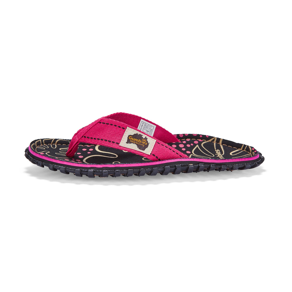 Islander Flip-Flops - Women's - Tropical Black from Gumbies USA