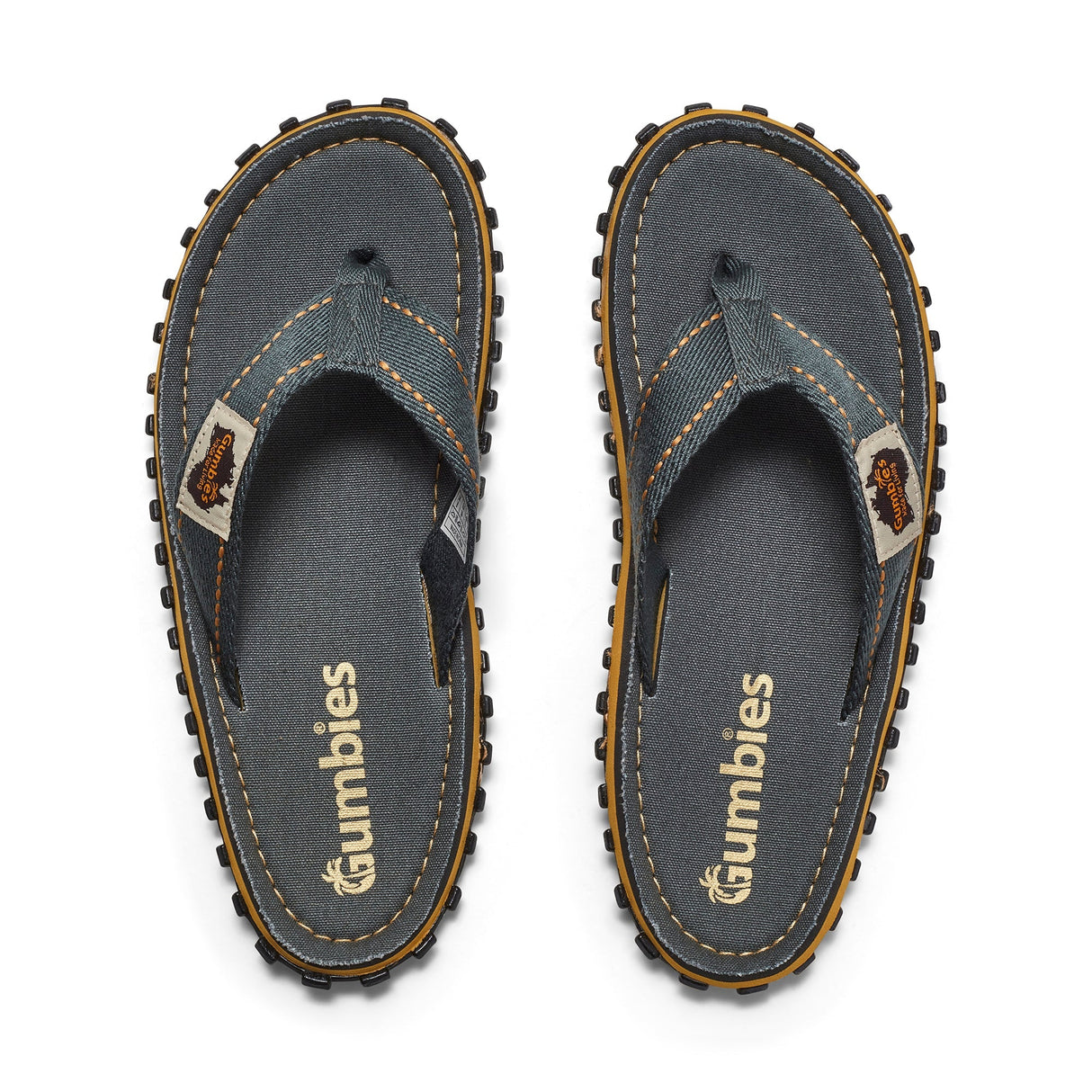 Islander Flip-Flops - Men's - Classic Grey From Gumbies USA