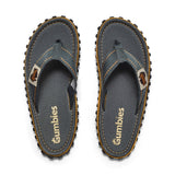 Islander Flip-Flops - Men's - Classic Grey From Gumbies USA