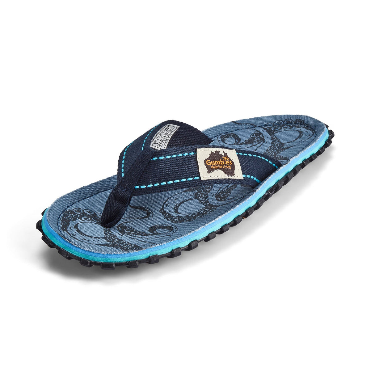 Islander Flip-Flops - Men's - Abyss from Gumbies USA