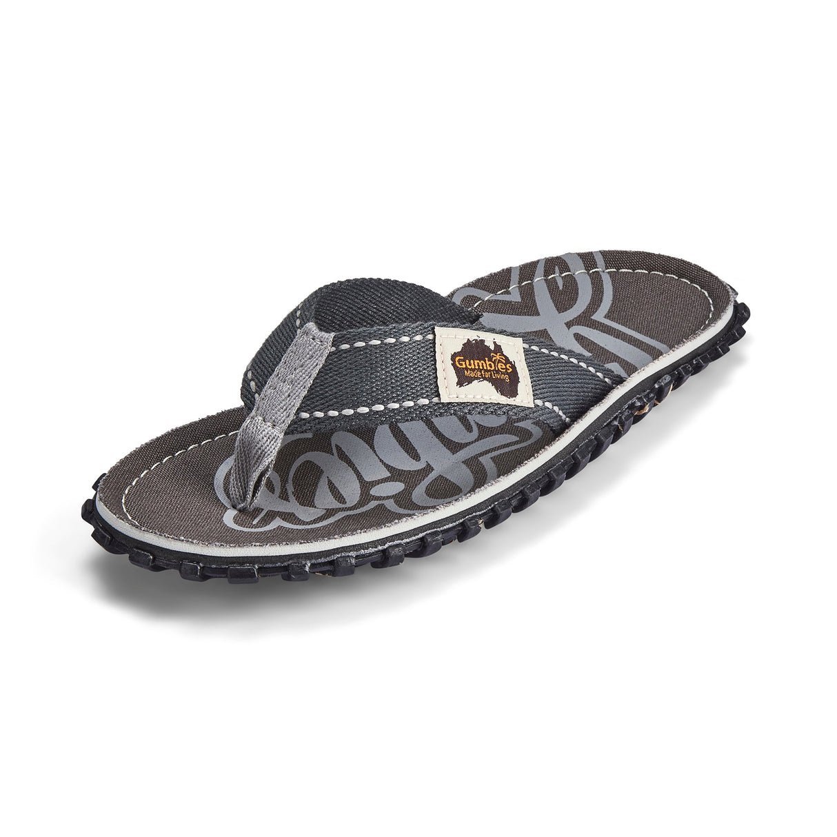 Islander Flip-Flops - Men's - Cool Grey From Gumbies USA